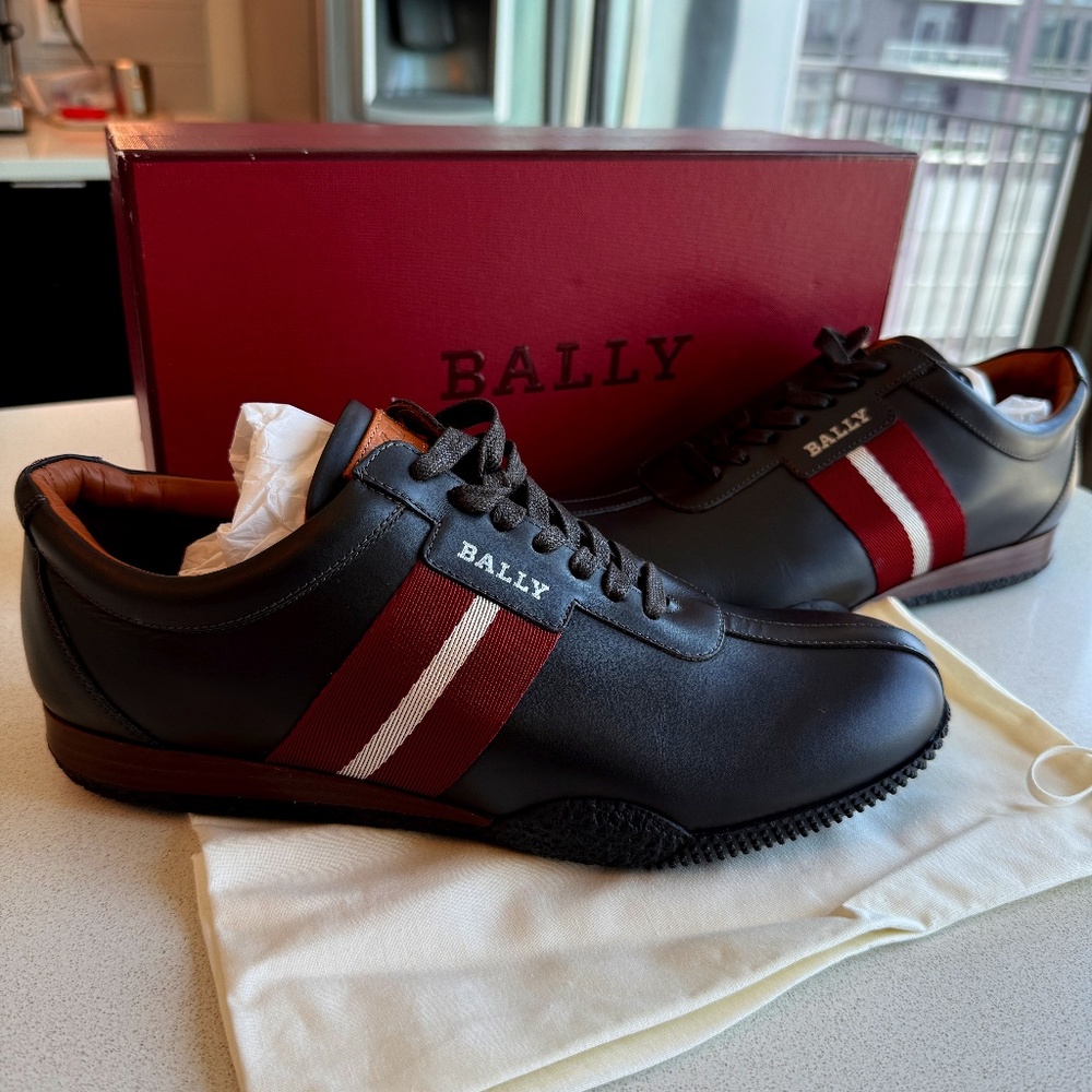 BALLY Frenz Leather Sneakers - Brand New